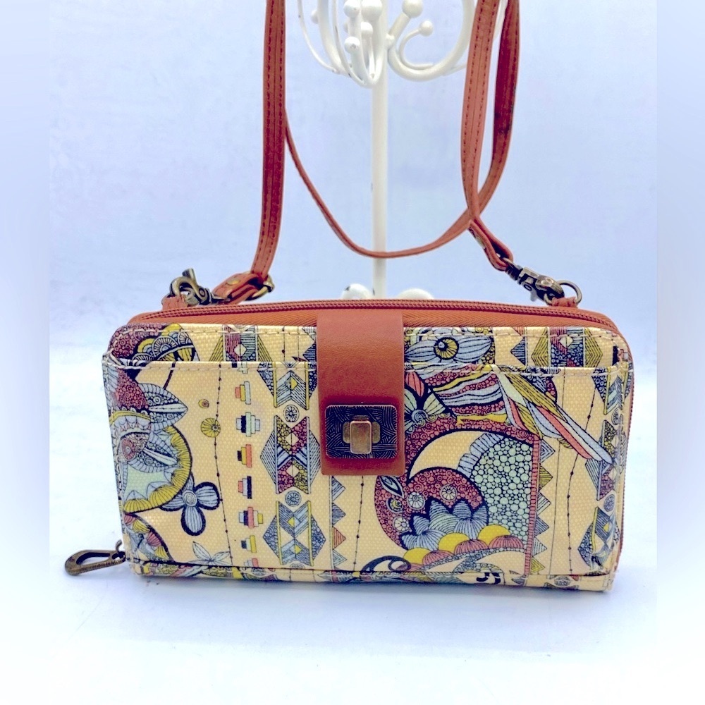 Sakroots Stylish Multicolor Patterned Crossbody/ … - image 1
